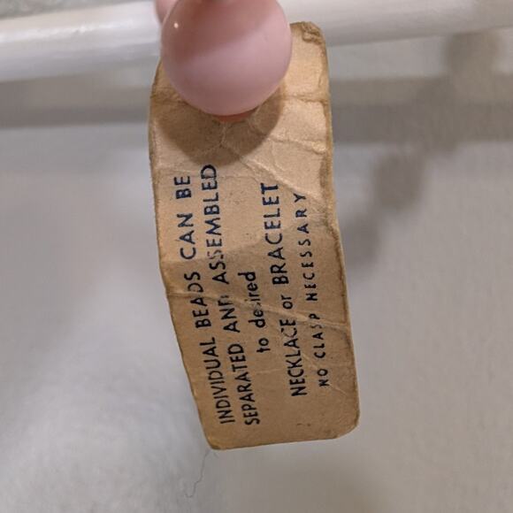 Pop It Beads Vintage Original Richelieu 60's Necklace Bracelet Set Toy Gift Rare - Picture 4 of 8